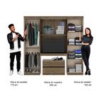 Guarda Roupa Solteiro 6 Portas 2 Gavetas C/ Escrivaninha