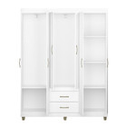 Guarda Roupa Solteiro 6 Portas 2 Gavetas Com Pés 2262 Araplac