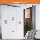 Guarda Roupa Solteiro 6 Portas 2 Gavetas Riveira Doripel Bran