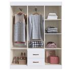 Guarda Roupa Solteiro 6 Portas 2 Gavetas Riveira Doripel Bran