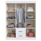 Guarda Roupa Solteiro 6 Portas 2 Gavetas Sidney Doripel