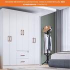 Guarda Roupa Solteiro 6 Portas 2 Gavetas Sidney Doripel