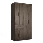 Guarda Roupa Solteiro 6 Portas 2 Gavetas Verona 6.2 - Santos