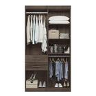 Guarda Roupa Solteiro 6 Portas 2 Gavetas Verona 6.2 - Santos