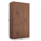 Guarda Roupa Solteiro 6 Portas 2 Gavetas Verona Santos Andira