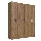 Guarda-roupa Solteiro 6 Portas 2 Gavetas Wood Rp3624 - Decibal