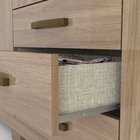 Guarda Roupa Solteiro 6 Portas 3 Gavetas Caju Jequitibá