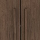 Guarda Roupa Solteiro 6 Portas 3 Gavetas Lima  Castanho Hp