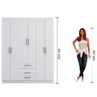 Guarda Roupa Solteiro 6 Portas 3 Gavetas Rp3630 Decibal