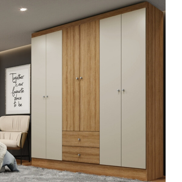 Guarda Roupa Solteiro 6 Portas Astro Thb