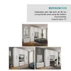 Guarda Roupa Solteiro 6 Portas Branco C/ Escrivaninha