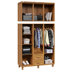 Guarda-roupa Solteiro 6 Portas E 2 Gavetas Com Espelho Em Mad