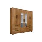 Guarda Roupa Solteiro 6 Portas E 6 Gavetas C/espelho E Pés En