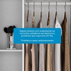 Guarda-roupa Solteiro 75,30cm 3 Portas E 2 Gavetas Chantrieri