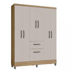 Guarda Roupa Solteiro 7 Portas 1 Gaveta Turin Poquema