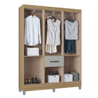 Guarda Roupa Solteiro 7 Portas 1 Gaveta Turin Poquema