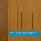 Guarda-roupa Solteiro 82,60cm 3 Portas 100% Mdf Papoulas Espr