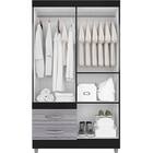 Guarda-roupa Solteiro  4 Portas E 2 Gavetas Recife - Poliman