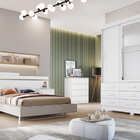 Guarda Roupa Solteiro- Capri -branco- Novo Horizonte