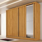 Guarda-roupa Solteiro  Galati 2 Portas 4 Gavetas Com Espelho