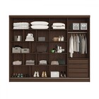 Guarda-roupa Solteiro  Galati 2 Portas 4 Gavetas Com Espelho