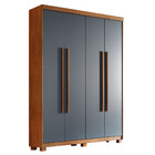 Guarda Roupa Solteiro  Heros 4 Portas Com Pés  Moderna