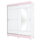Guarda Roupa Solteiro Amsterdã 2 Portas De Correr Com Espelho