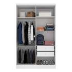 Guarda-roupa Solteiro Amsterdam Ii 4 Pt 2 Gv Neve