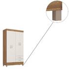 Guarda Roupa Solteiro Astro 4 Portas 2 Gavetas Amendola Off W