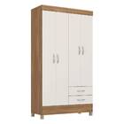 Guarda Roupa Solteiro Astro 4 Portas 2 Gavetas Amendola Off W