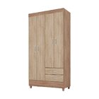 Guarda-roupa Solteiro Astro 4 Portas 2 Gavetas Demóbile
