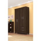 Guarda-roupa Solteiro Astro 4 Portas 2 Gavetas Demóbile