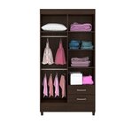 Guarda-roupa Solteiro Astro 4 Portas 2 Gavetas Demóbile
