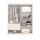 Guarda-roupa Solteiro Ayla 2 Pt 2 Gv Branco