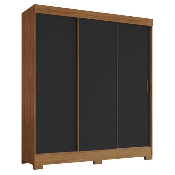 Guarda Roupa Solteiro B350 3 Portas Deslizantes - Móveis Briz