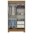 Guarda Roupa Solteiro B351 2 Portas Deslizantes - Móveis Briz