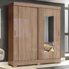 Guarda Roupa Solteiro B353 Ripado 2 Portas Deslizantes Com Es