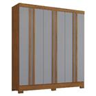 Guarda Roupa Solteiro B359 Com 6 Portas - Móveis Briz