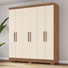 Guarda Roupa Solteiro B369 6 Portas - Móveis Briz