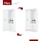 Guarda Roupa Solteiro B64 2 Portas E 3 Gavetas Com Espelho -