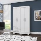 Guarda-roupa Solteiro Be12 4 Portas E 2 Gavetas Briz