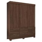 Guarda Roupa Solteiro Be21 Com 3 Portas De Correr E 6 Gavetas