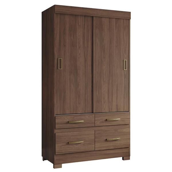 Guarda Roupa Solteiro Be25 Flex 2 Portas Deslizantes - Móveis