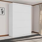 Guarda Roupa Solteiro Belmont Duas Portas Deslizantes Branco