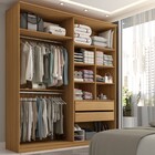 Guarda-roupa Solteiro Belmonte 4 Portas 2 Gavetas Camaru/fend