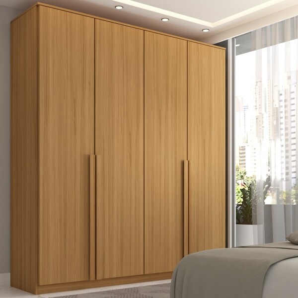 Guarda-roupa Solteiro Belmonte 4 Portas 2 Gavetas Camaru - Pa