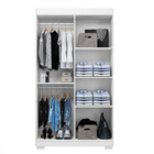 Guarda Roupa Solteiro Bem Mm 4 Portas