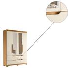 Guarda Roupa Solteiro Betina Com Espelho 4 Portas 4 Gavetas C