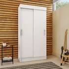 Guarda-roupa Solteiro Bilbao 2pt Branco