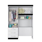 Guarda-roupa Solteiro C/ Baú Duster - Albatroz - Flex / Color